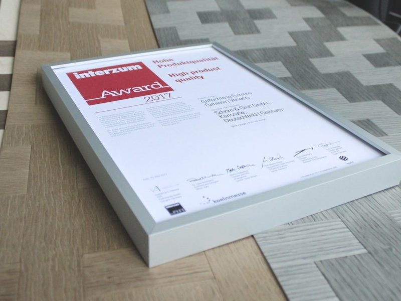 Auszeichnung Award Schorn und Groh Muto Grid