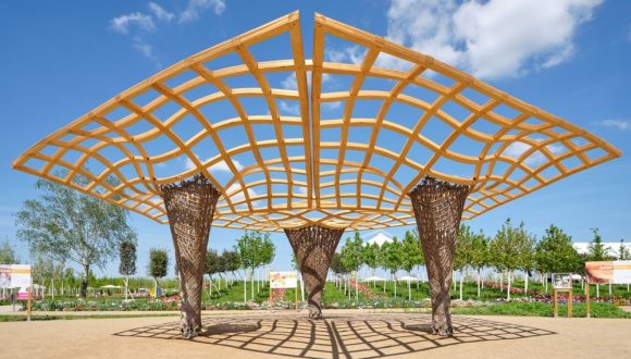 Schnittholz von Schorn & Groh für die BUGA 2023 Kunst